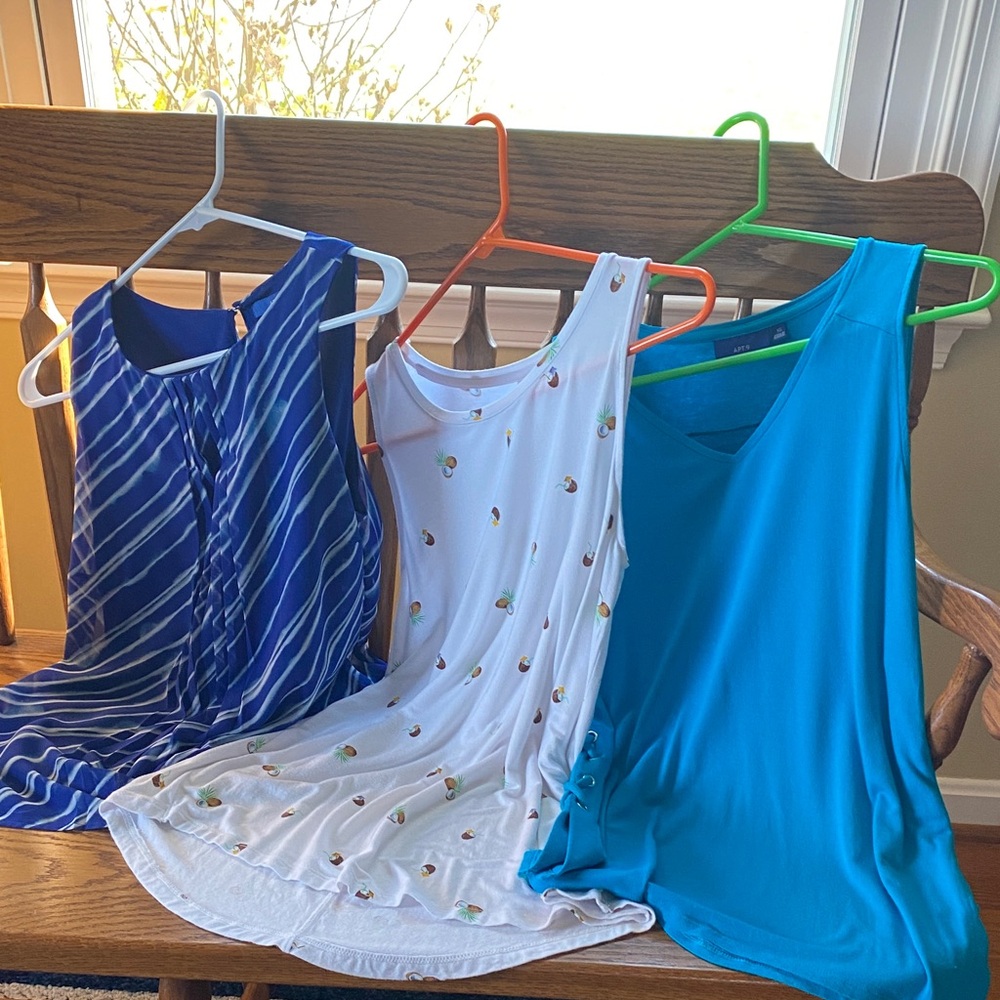 Apt 9 Bundle of 3 Sleeveless Tops